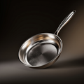 Hand-Hammered Titanium Pan