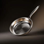 Hand-Hammered Titanium Pan